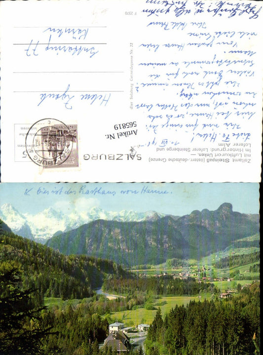 565819,Zollamt Steinpaß Unken Loferer Steinberge u. Loferer Alm Grenze