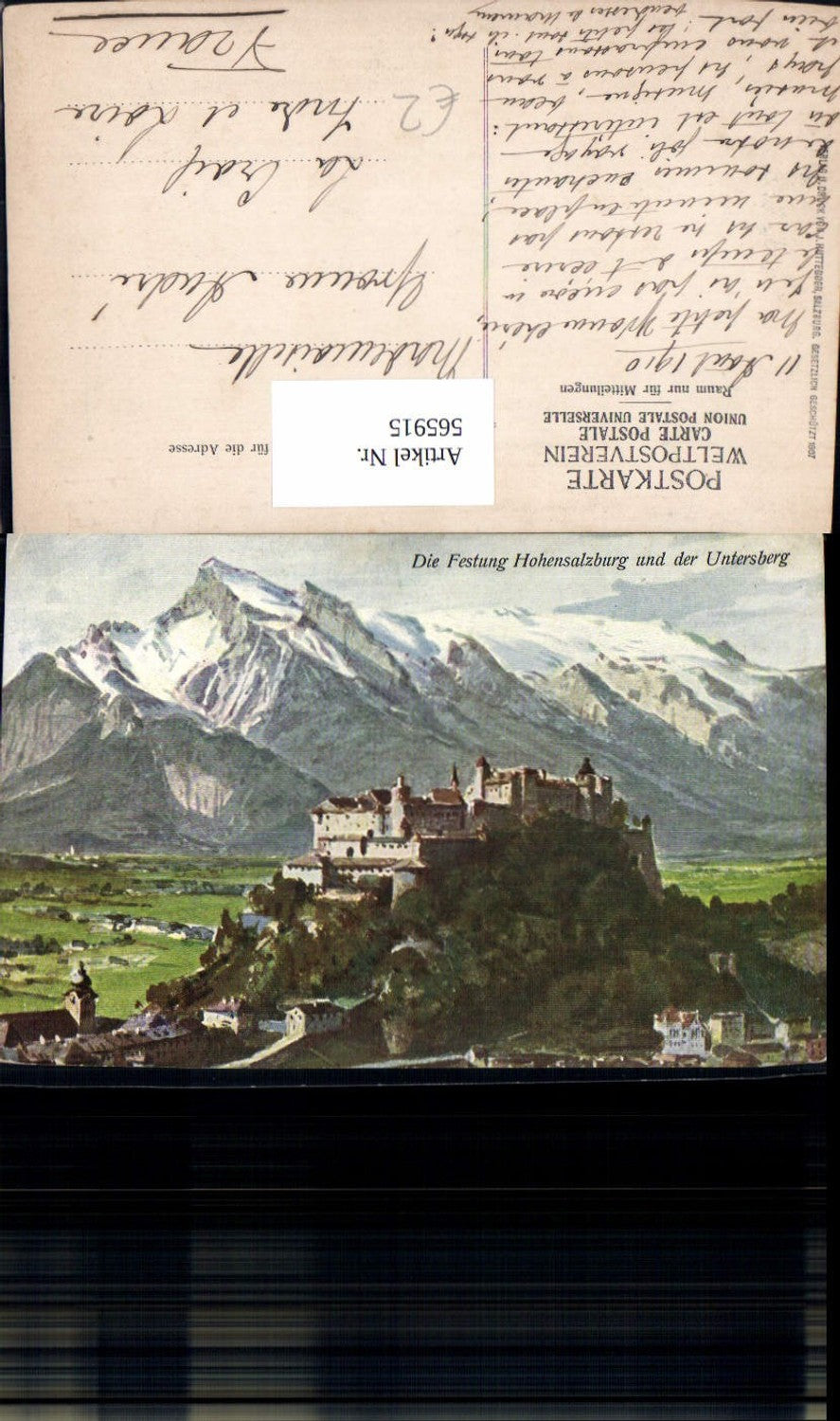 565915, Salzburg Hohensalzburg Fortress and Untersberg