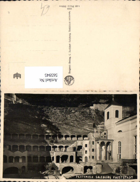 565945, Photo Ak Salzburg Festival Faust City Theatre