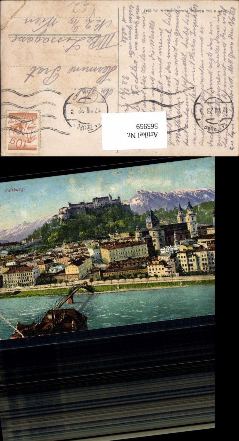 565959, Salzburg View Bridge Hohensalzburg Fortress pub Purger Co 9241