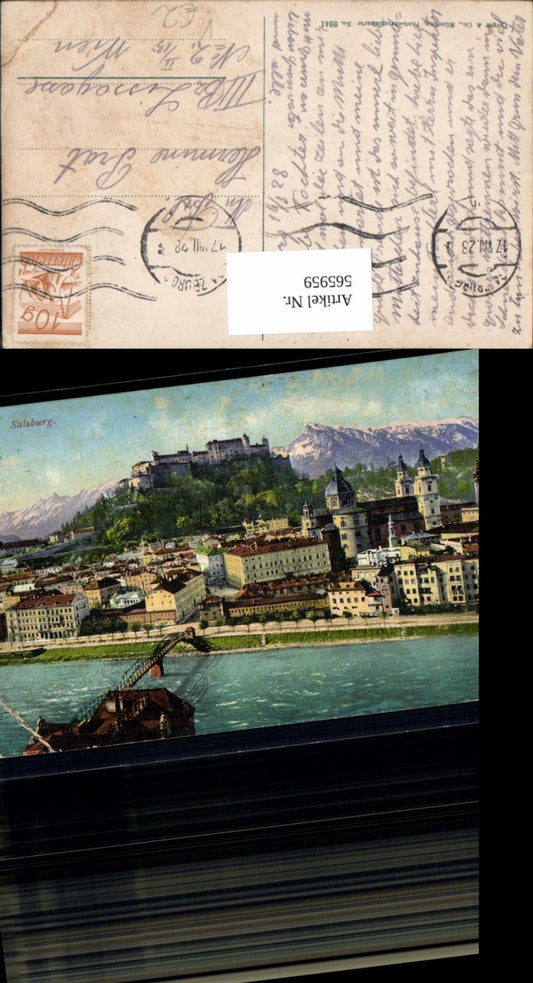 565959, Salzburg View Bridge Hohensalzburg Fortress pub Purger Co 9241