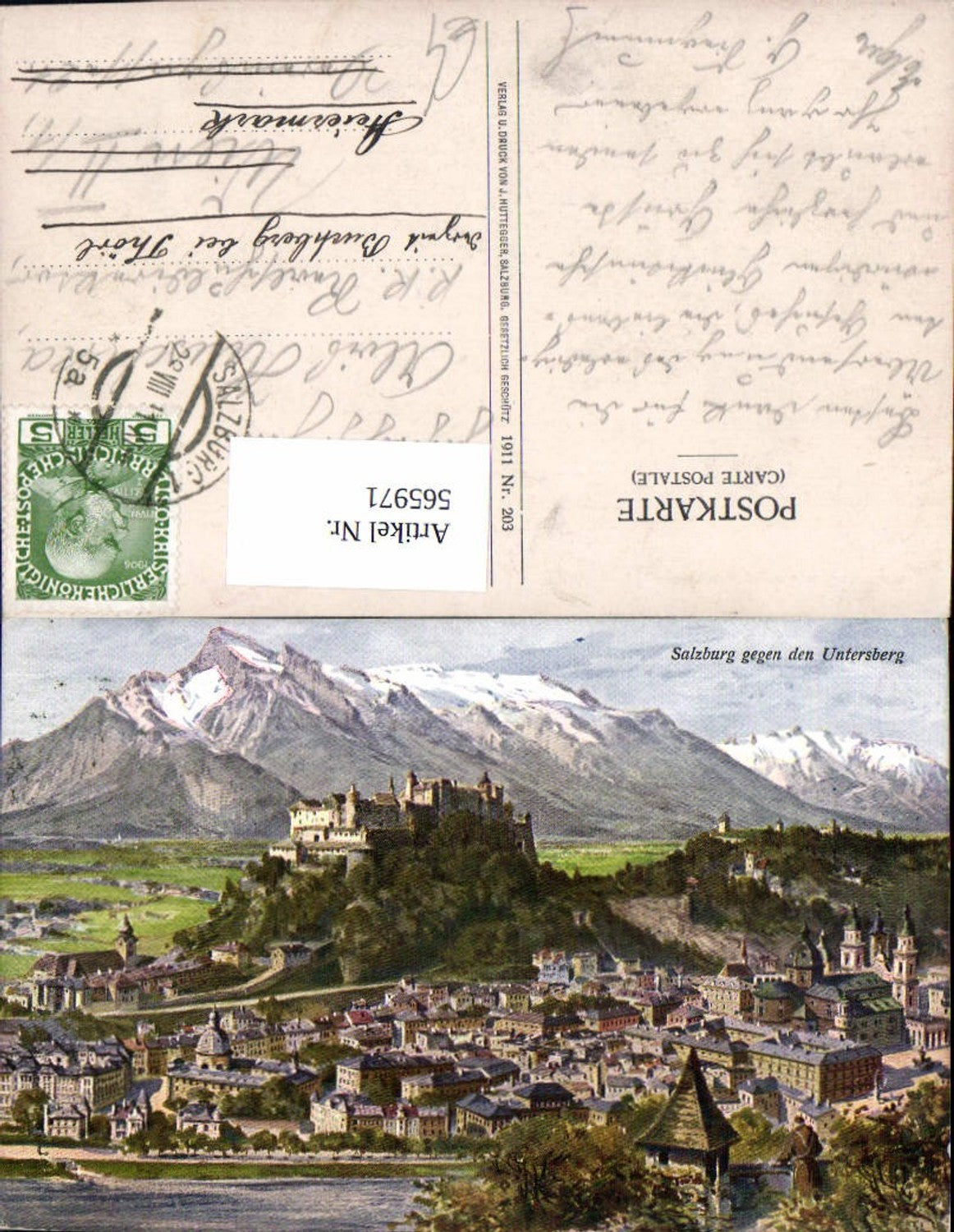 565971, Artist, Academy of Fine Arts Salzburg, against the Untersberg, Hohensalzburg Fortress