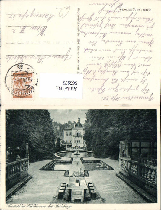 565973, Salzburg Hellbrunn Palace Table Grotto Water Features Fountain