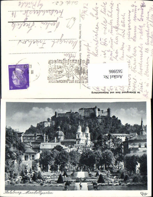 565986, Salzburg Mirabell Gardens Cathedral and Hohensalzburg Fortress