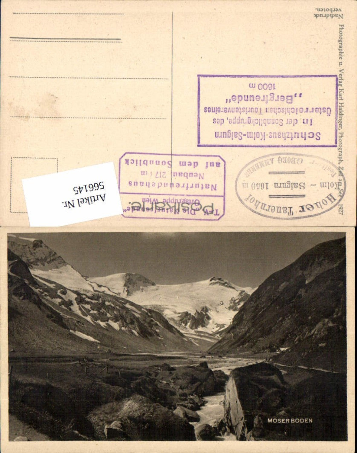 566145,Moserboden Kaprun Zell am See