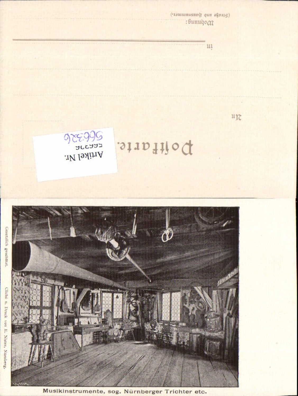 566326,Nürnberg Nürnberger Trichter Museum Musikinstrumente
