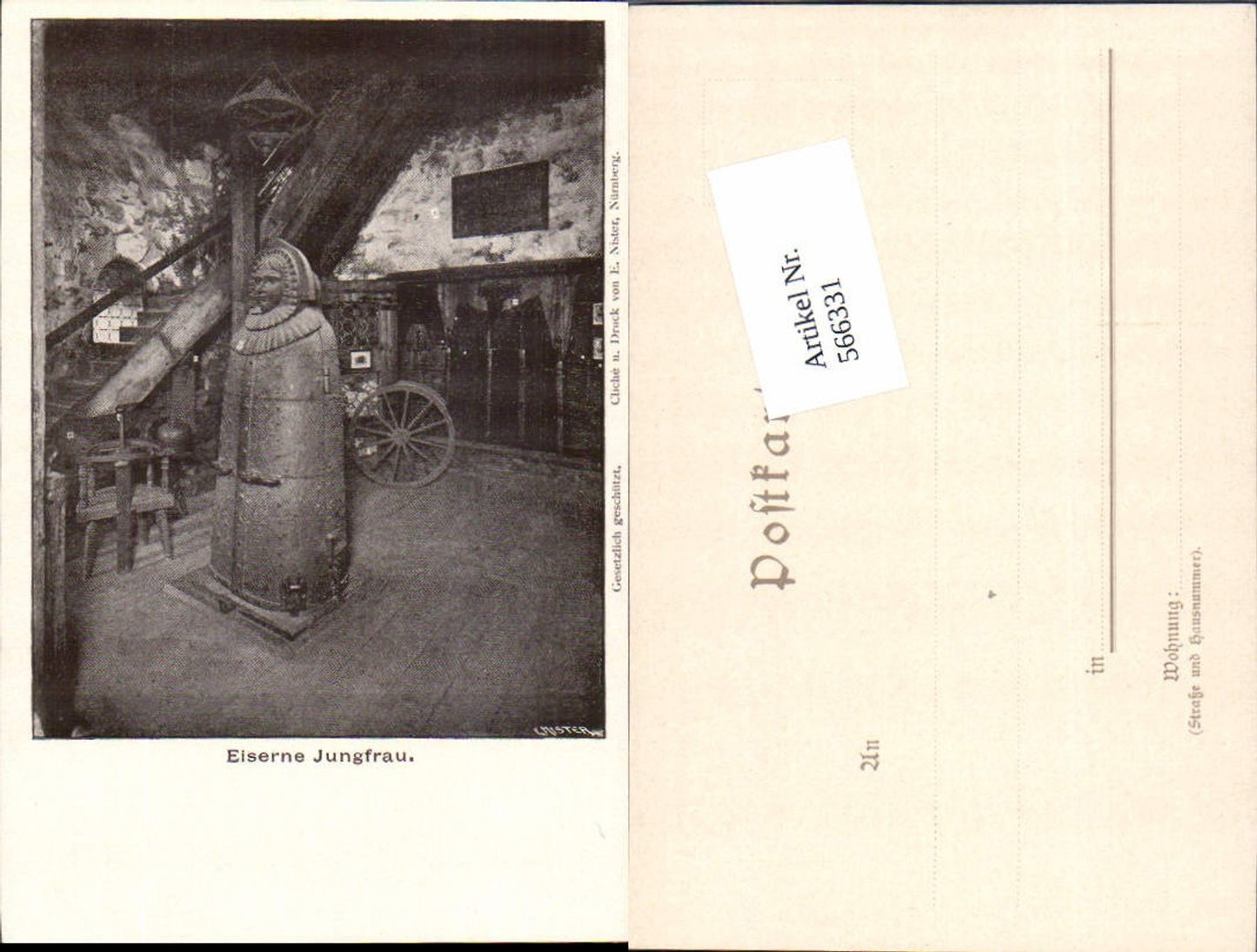 566331,Nürnberg Museum Eiserne Jungfrau