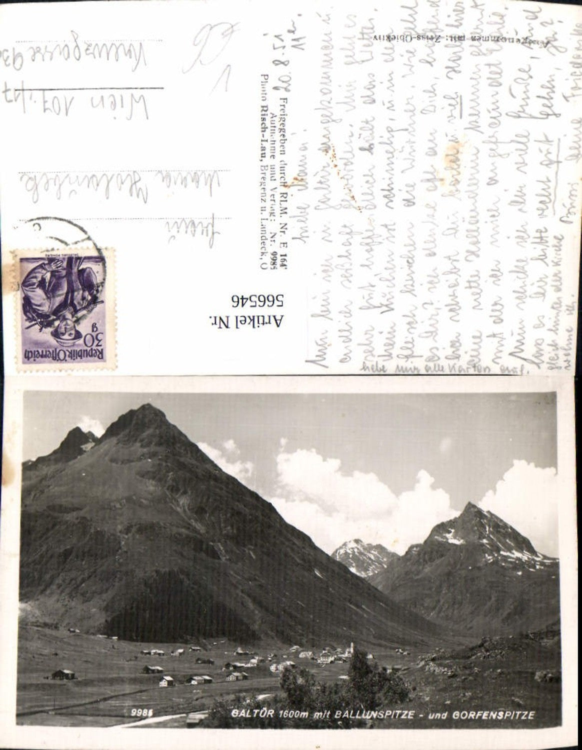 Alte Ansichtskarte – Old Postcard