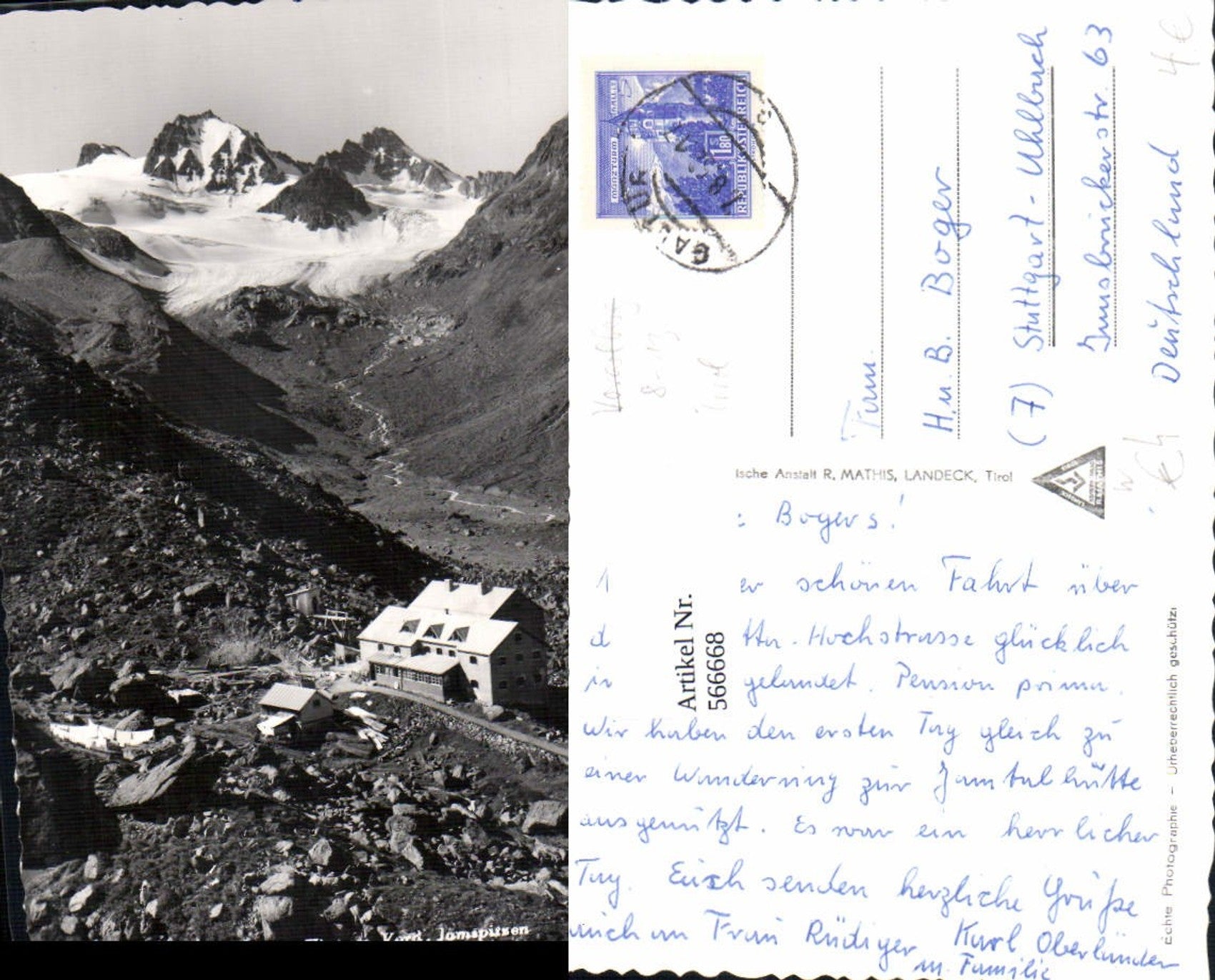 Alte Ansichtskarte – Old Postcard