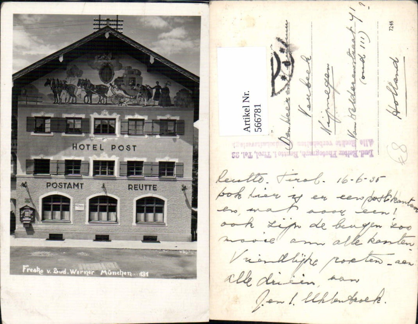Alte Ansichtskarte – Old Postcard