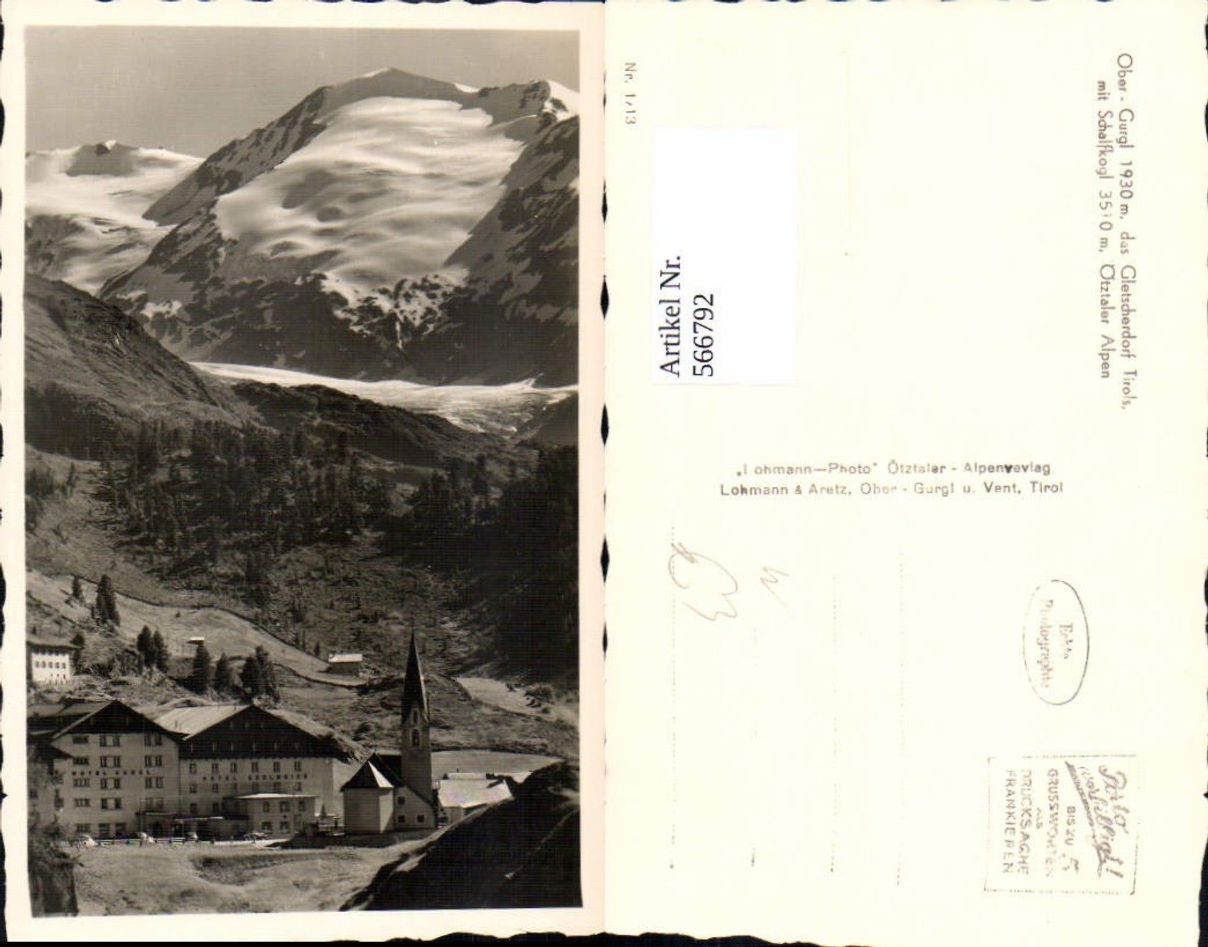 Alte Ansichtskarte – Old Postcard