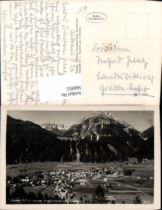 Alte Ansichtskarte – Old Postcard