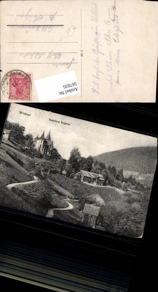 567035, Bad Wildbad in the Black Forest, Reserved spa gardens, Calw district