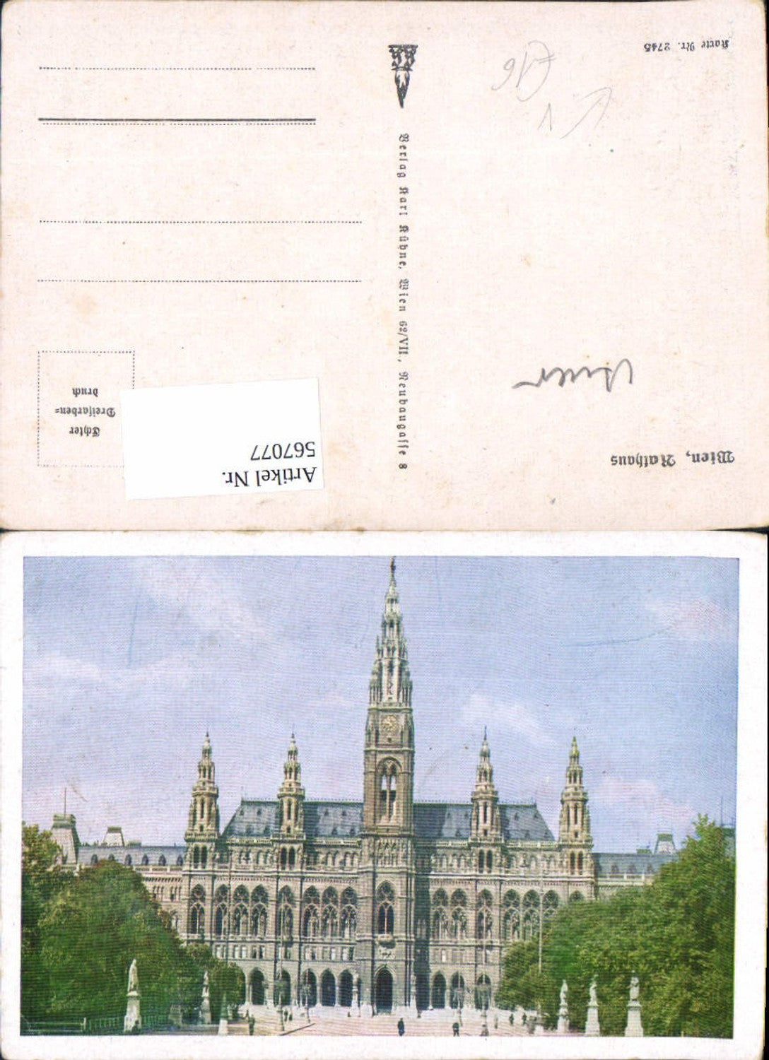 567077,Deutscher Schulverein 2745 Wien Rathaus