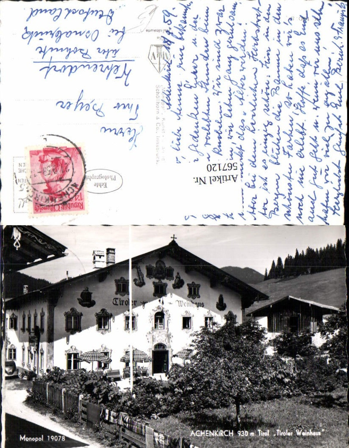 Alte Ansichtskarte – Old Postcard