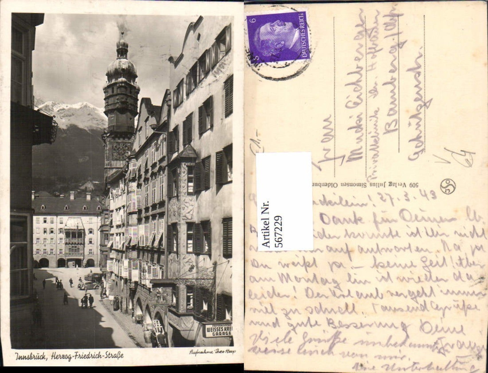 Alte Ansichtskarte – Old Postcard