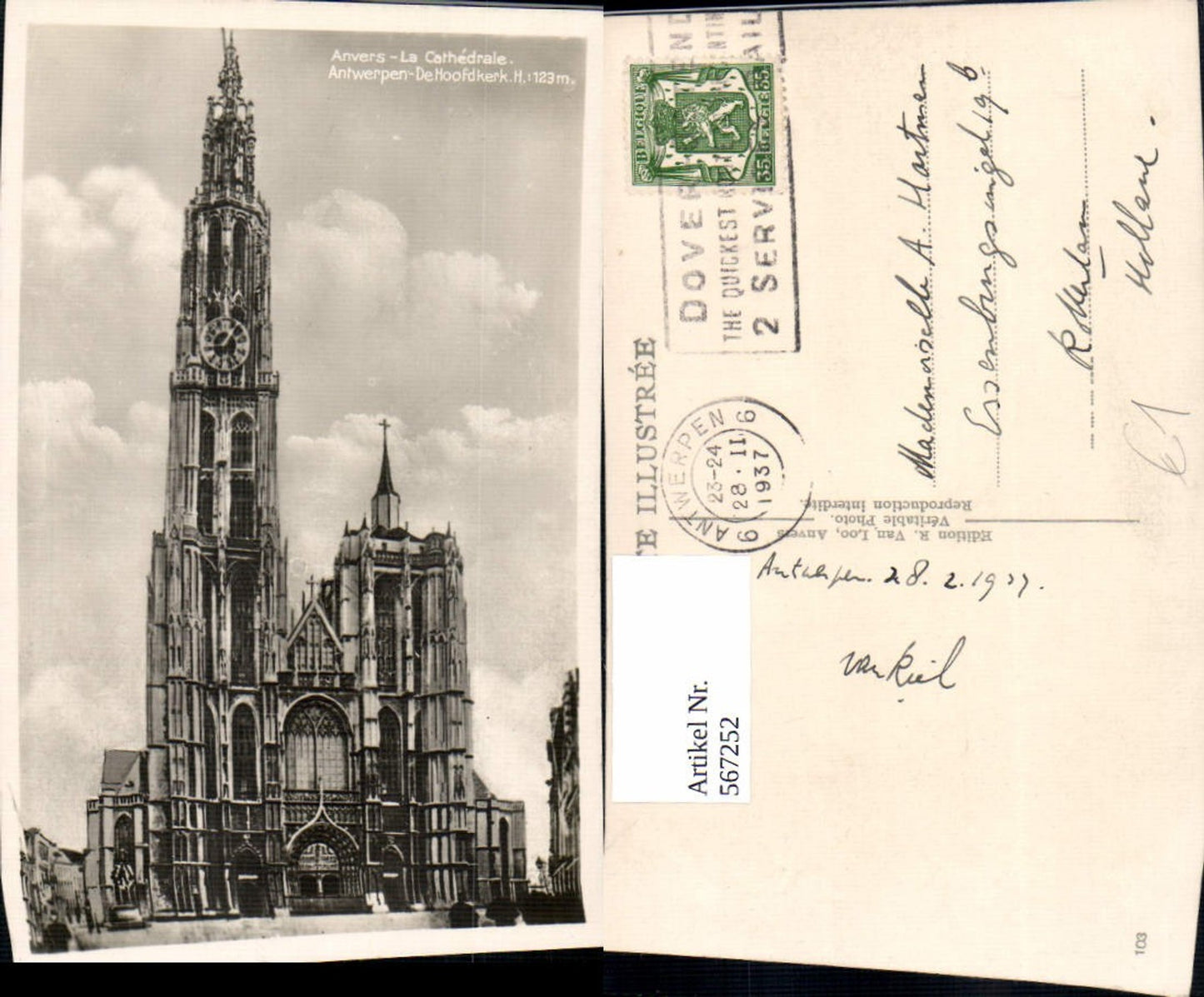 567252,Anvers La Cathedrale Kathedrale Antwerpen