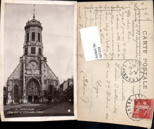 567259,Honfleur L Eglise St Leonard Kirche
