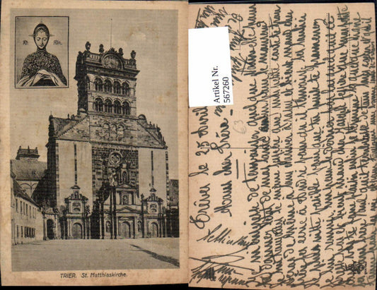 567260,Trier St Matthiaskirche Kirche Heilige