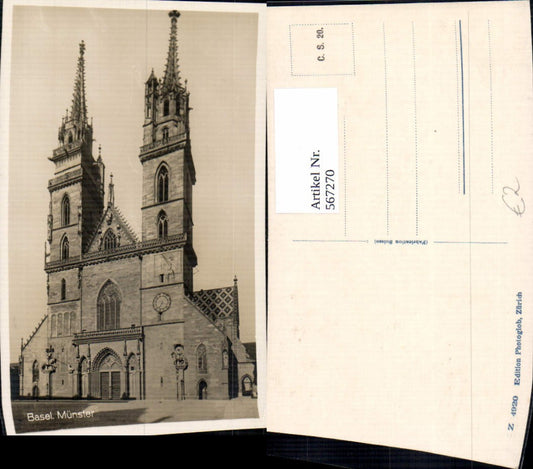 567270,Basel Münster Dom Kirche