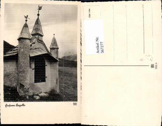 567277,Foto Ak Einsame Kapelle Kirchlein