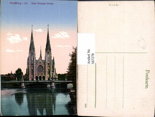 567278,Straßburg i. Elsass Neue Evangel. Kirche