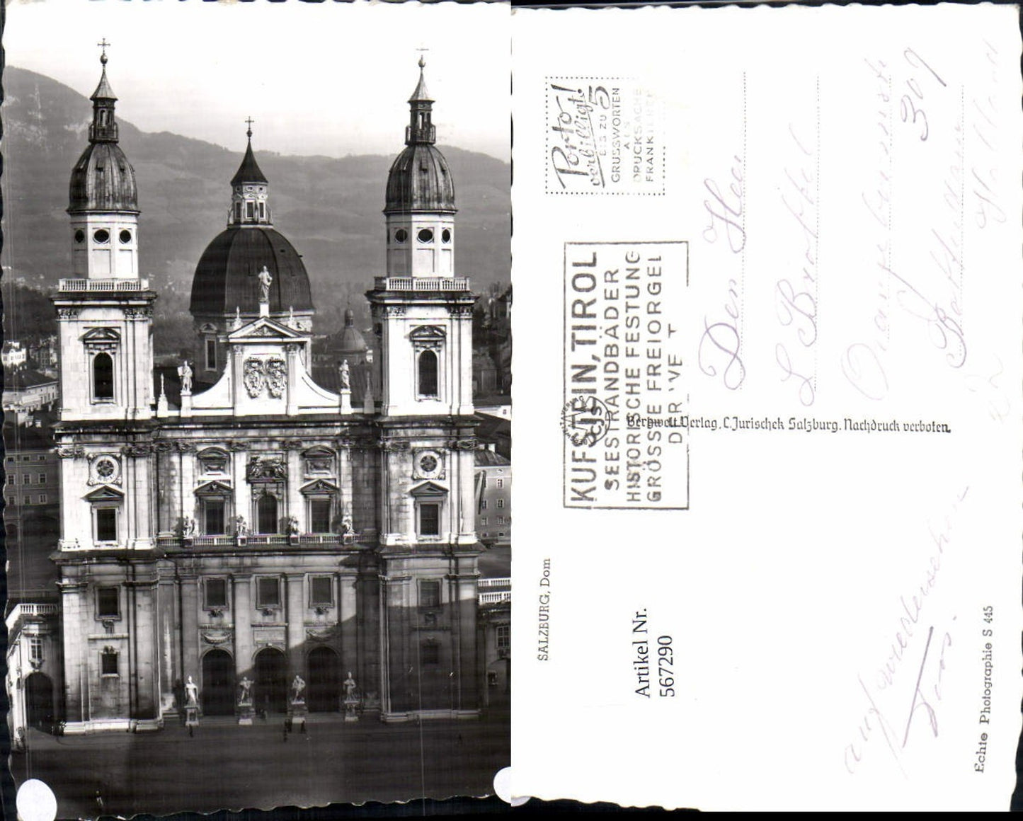 567290,Foto Ak Salzburg Dom