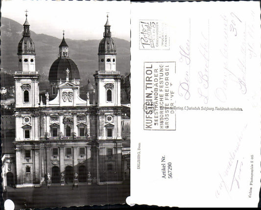 567290,Foto Ak Salzburg Dom