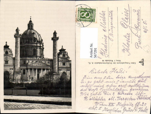 567291,Wien Vienna Karlskirche Kirche