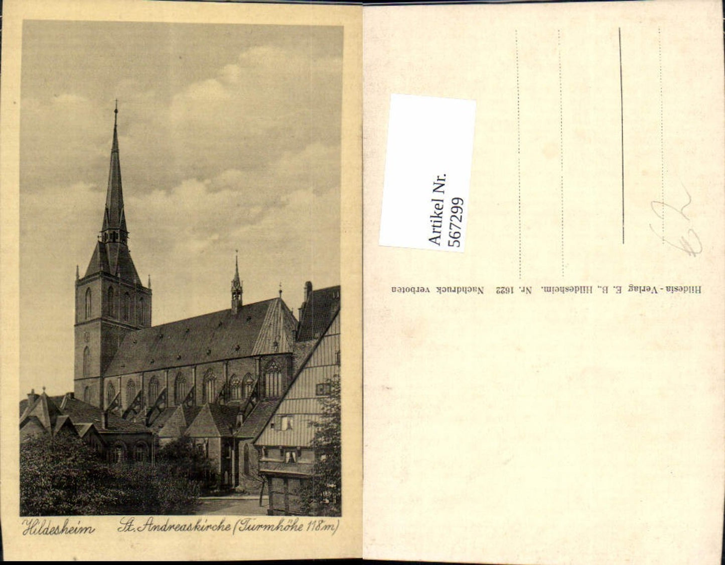 567299,Hildesheim St Andreaskirche Kirche