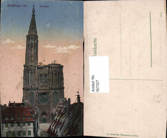 567327,Straßburg i. Elsass Münster Strasbourg
