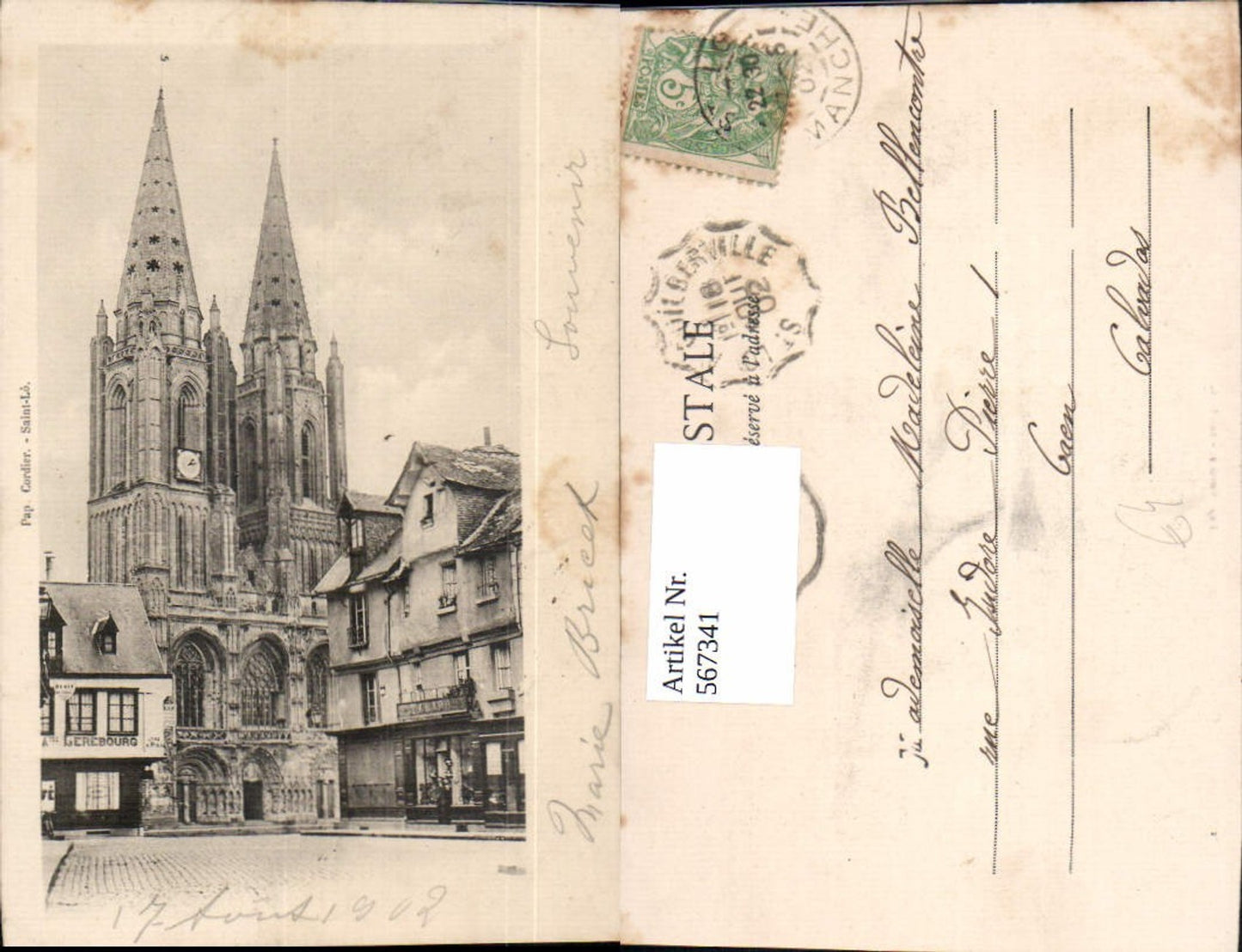 567341,Saint-Lö Saint Laud Kirche Dom