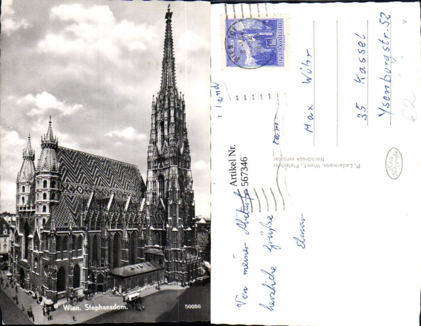 567346,Foto Ak Wien Vienna Stephansdom Dom