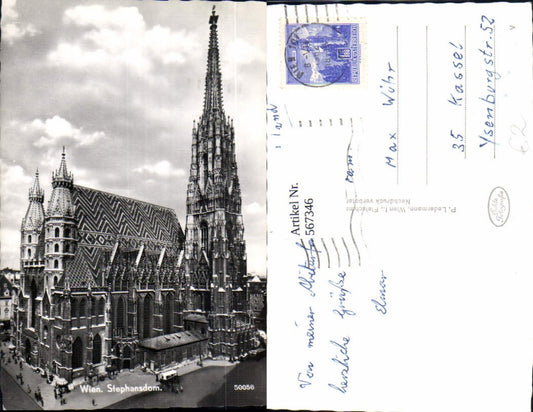 567346,Foto Ak Wien Vienna Stephansdom Dom
