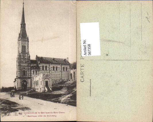 567358,Basilique cote de Domremy Basilique du Bois Chenu Kirche