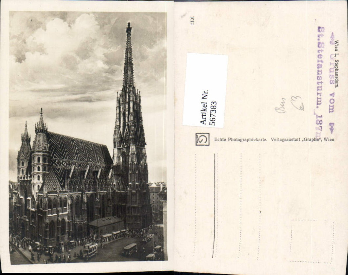 567383,Wien Vienna Stephansdom Bus