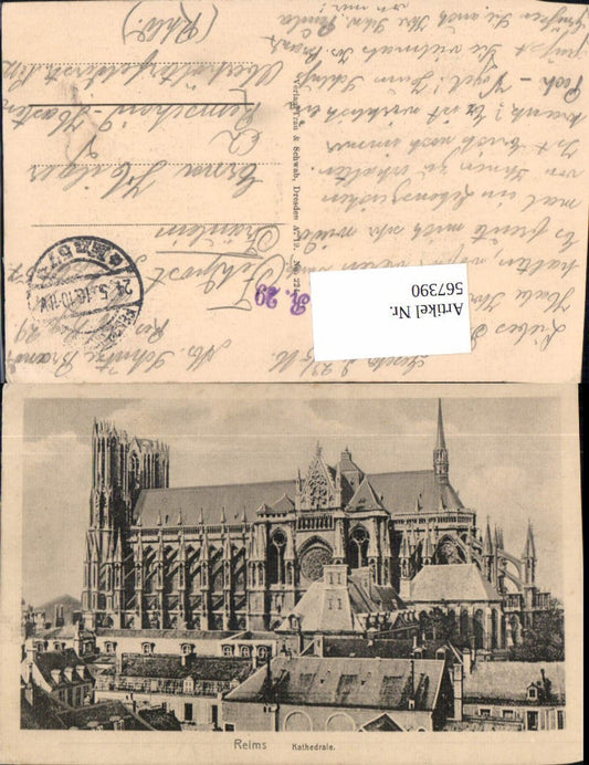 567390,Reims Kathedrale Kirche