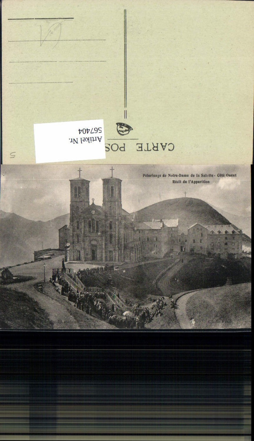 567404,Pelerinage de Notre-Dame de la Salette Cote Ouest Recit de l Apparition