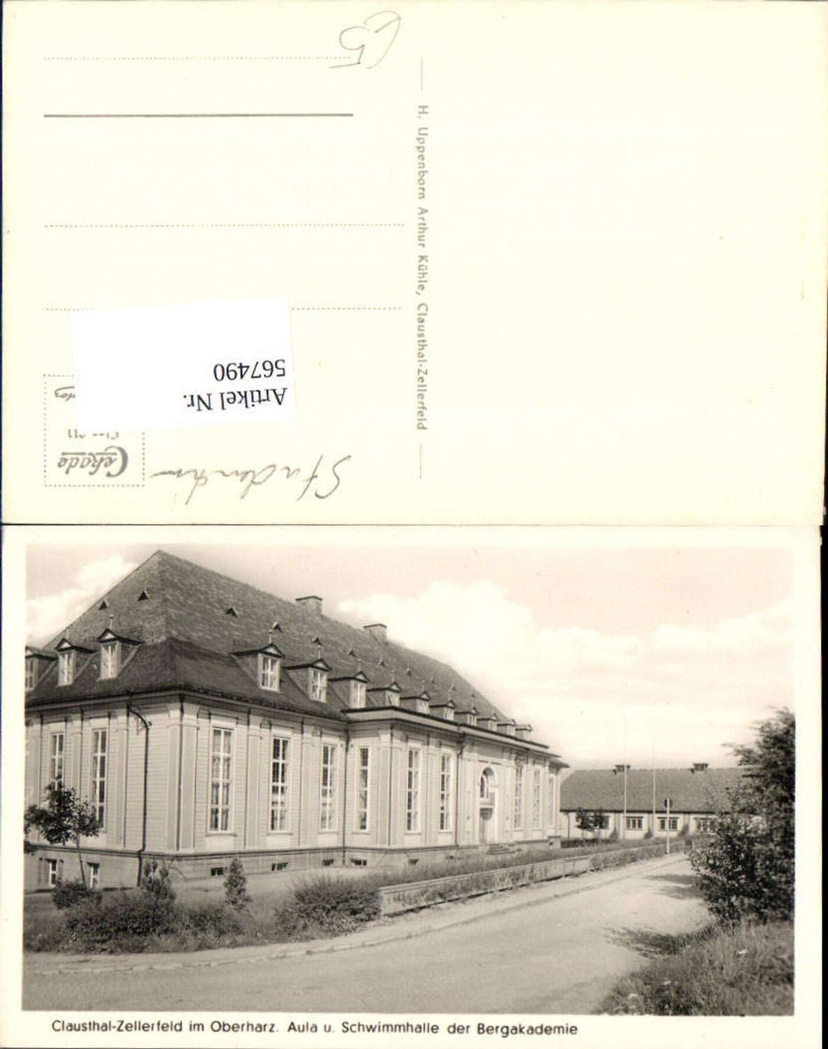 567490,Clausthal Zellerfeld im Oberharz Aula Schwimmhalle LK Goslar