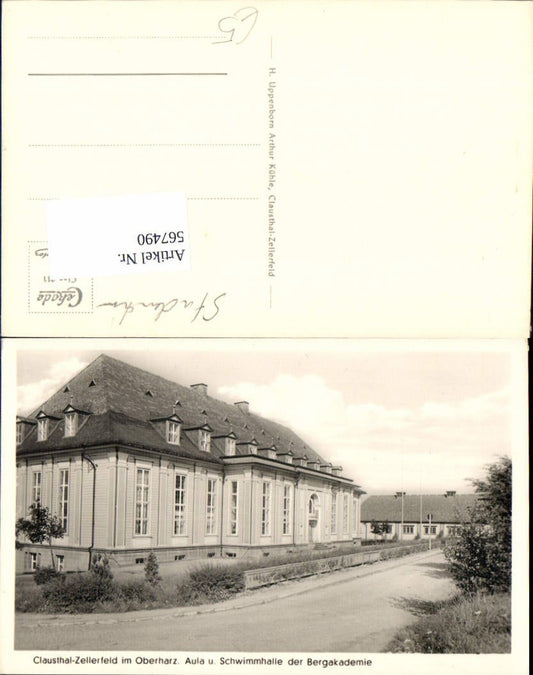 567490,Clausthal Zellerfeld im Oberharz Aula Schwimmhalle LK Goslar
