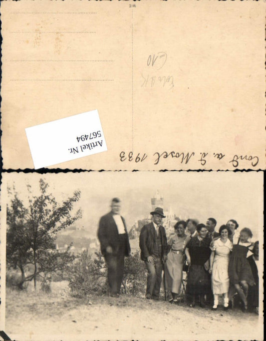 567494,tolle Foto-AK Cond bei Cochem Zell an der Mosel 1933