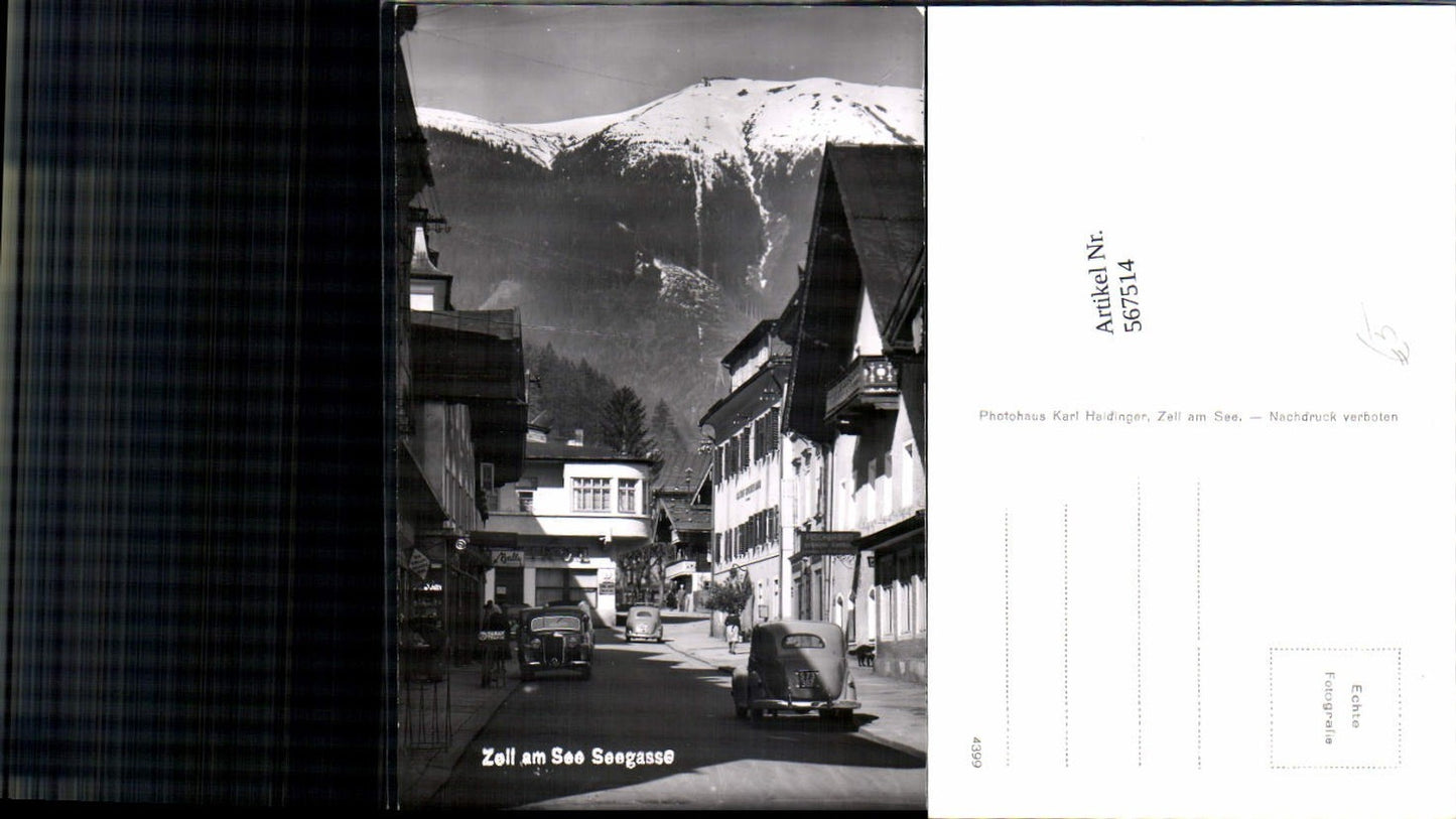 567514,Zell am See Oldtimer Berggasse Auto