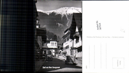 567514,Zell am See Oldtimer Berggasse Auto