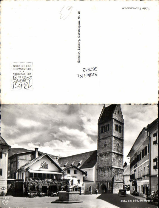 567542,Zell am See Markt pub Cosy 1910