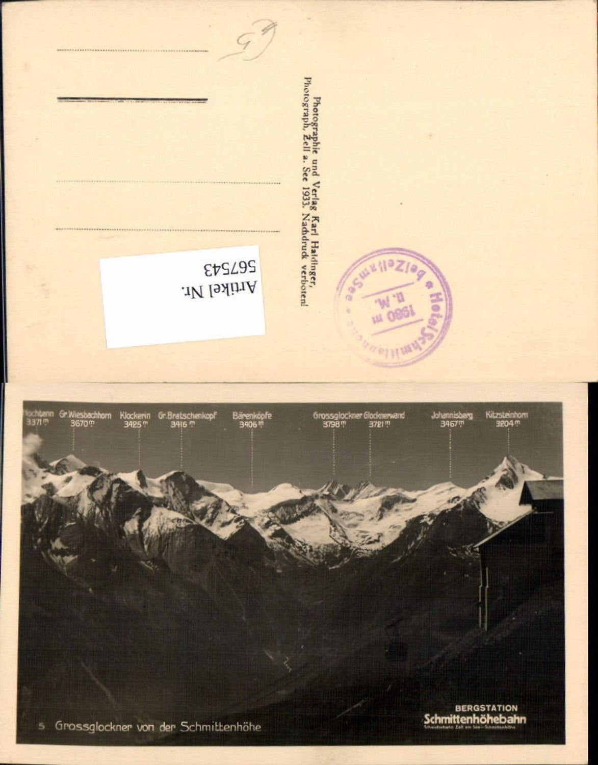 567543,Zell am See Schmittenhöhe