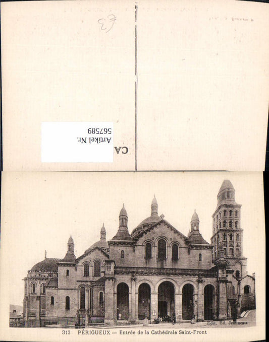 567589,Perigueux Entree de la Cathedrale Saint-Front