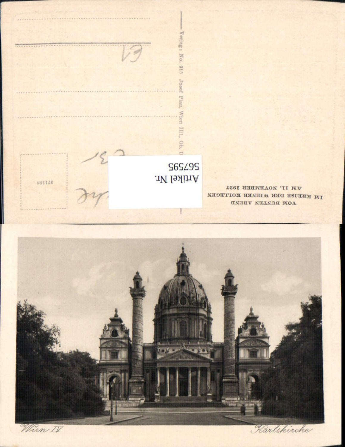 567595,Wien Vienna Karlskirche Kirche