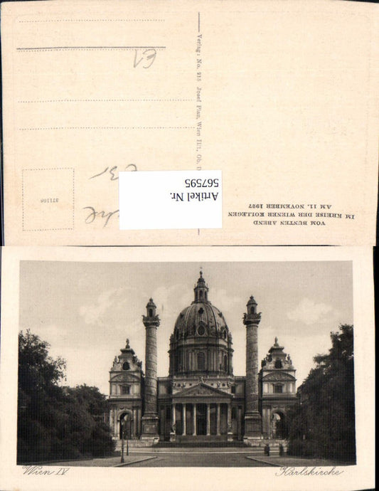 567595,Wien Vienna Karlskirche Kirche
