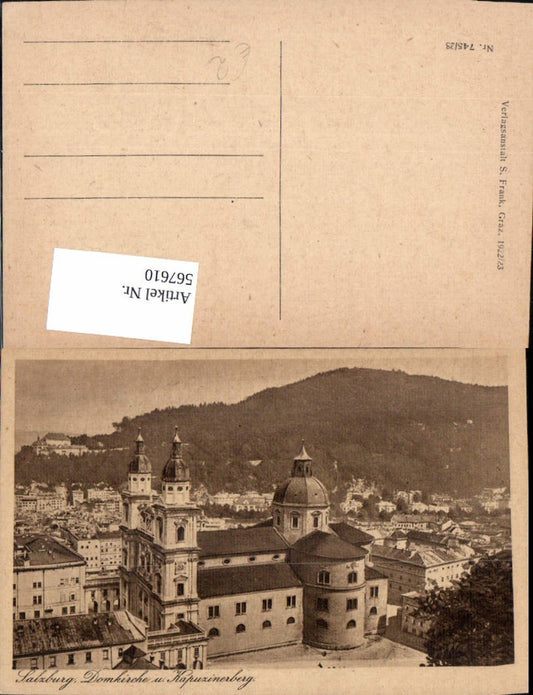 567610,Salzburg Domkirche Dom u. Kapuzinerberg