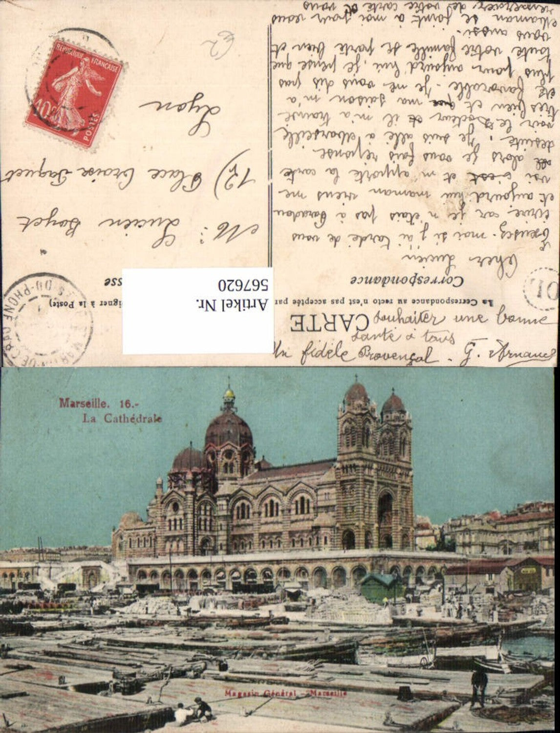 567620,Marseille La Cathedrale Kathedrale